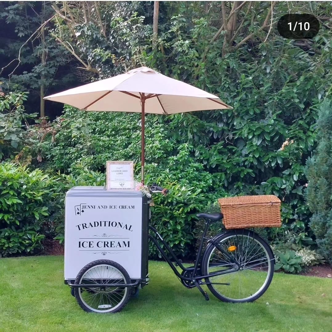 Ice cream bike experience 50 -100 guests £695