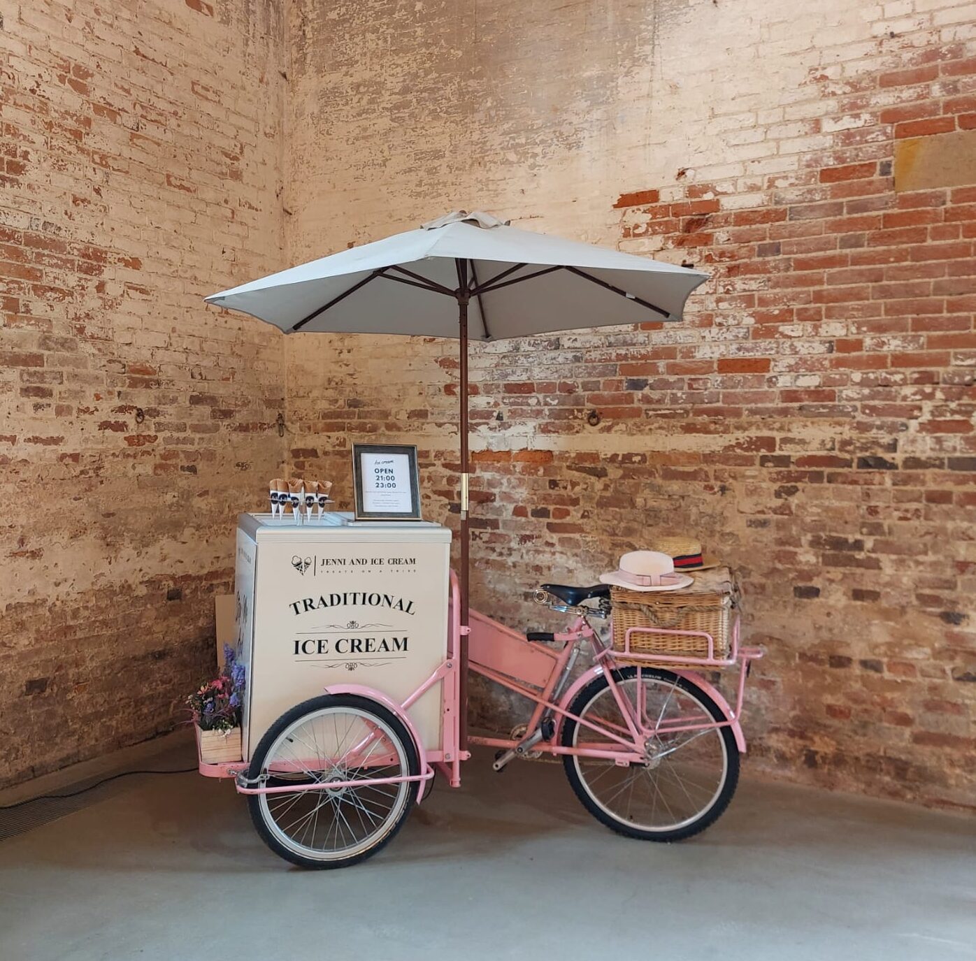 Ice cream bike experience.  0-50 Guests £595 
